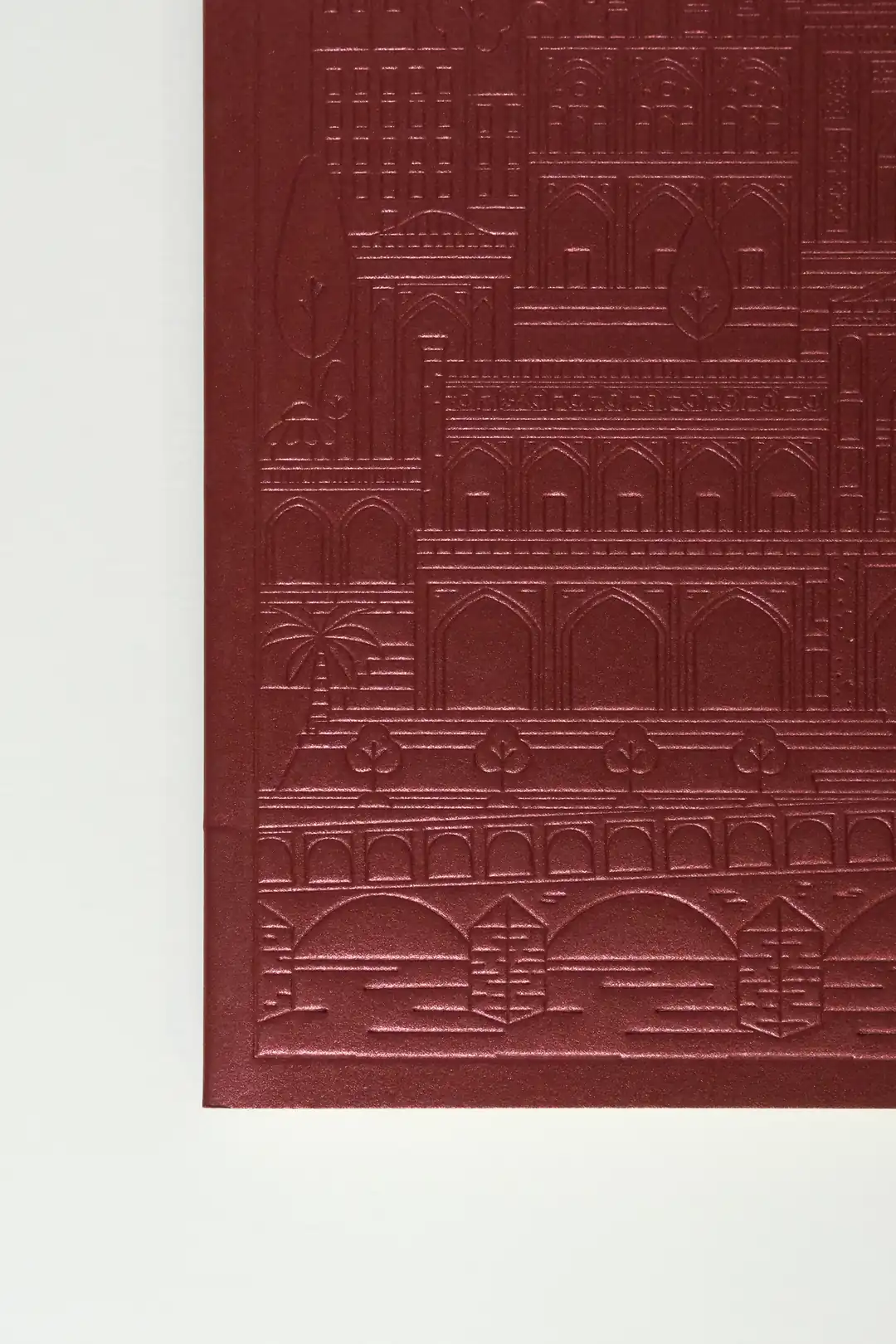 İsfahan Defter - Metalik Bordo