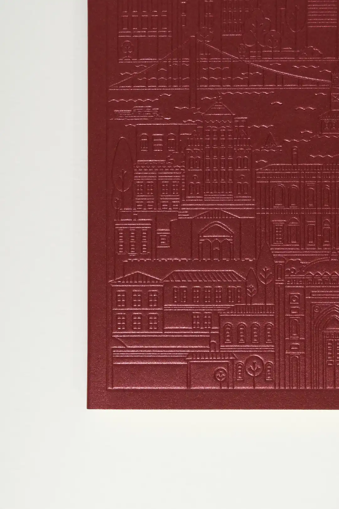 İstanbul Defter - Metalik Bordo
