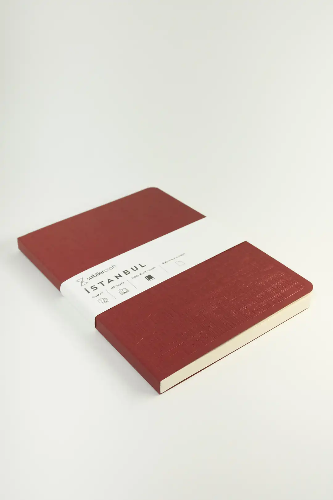 İstanbul Defter - Metalik Bordo
